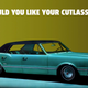 A photo of an Oldsmobile Cutlass with the caption "how would you like you cutlass served?"